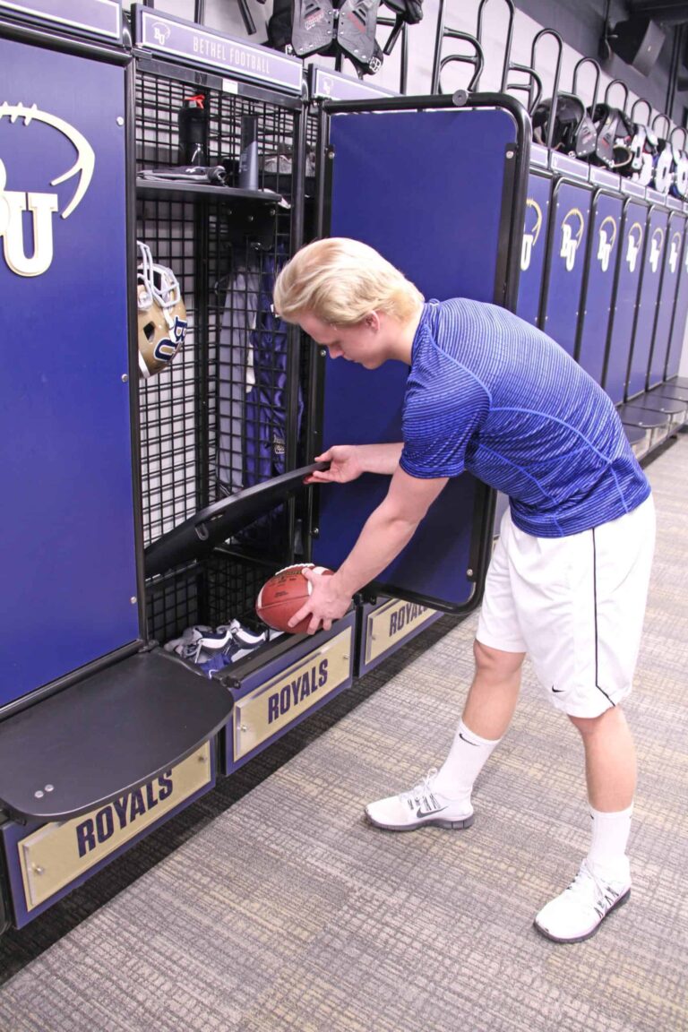 Metal Football Locker