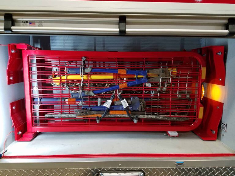 fire truck tool mounts