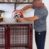 athletic equipment storage